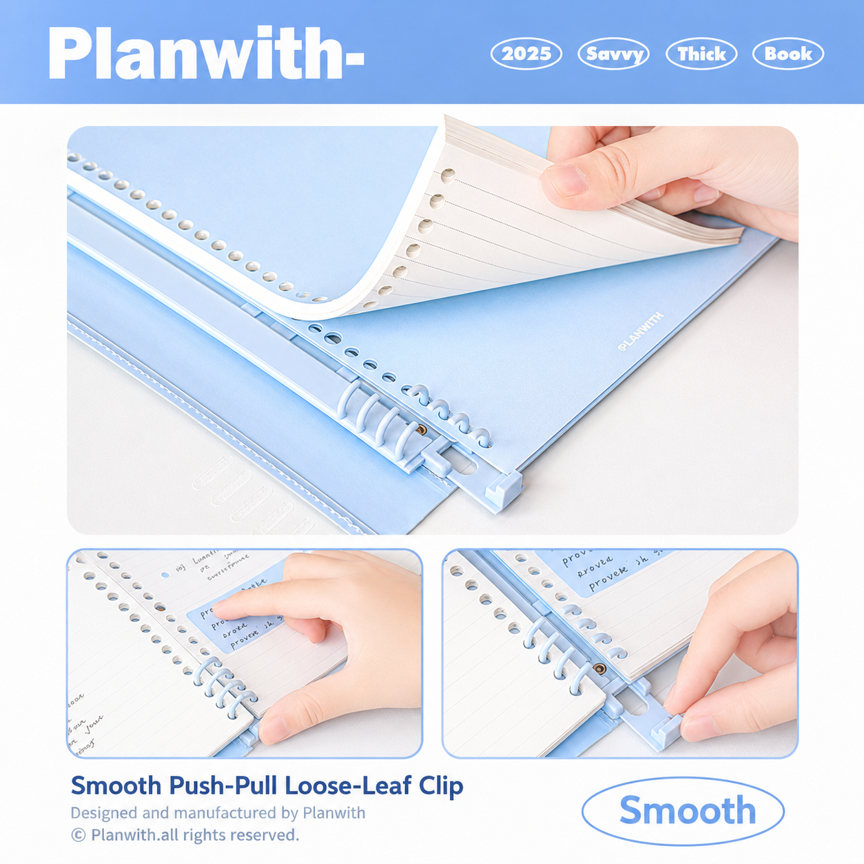 B5 Flexible Series 360° Fold Loose-Leaf Notebook