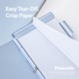 Planwith Pocket Metal Memo Pad Set with Twist Pen