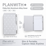 Planwith Pocket Metal Memo Pad Set with Twist Pen
