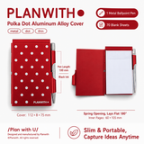 Planwith Pocket Metal Memo Pad Set with Twist Pen