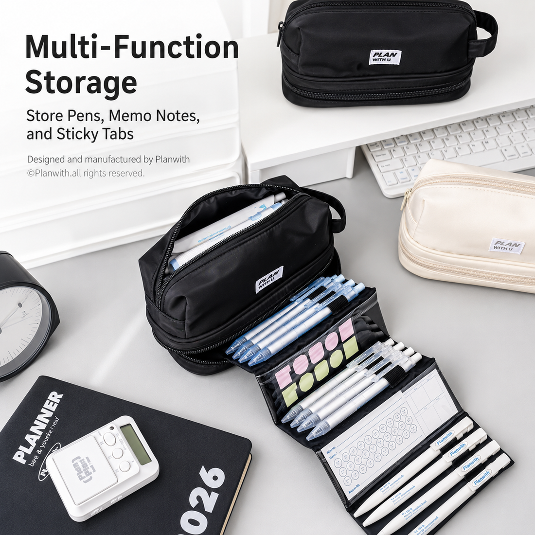 Planwith Expansion 2.0 Accordion Pull-Out Pencil Pouch