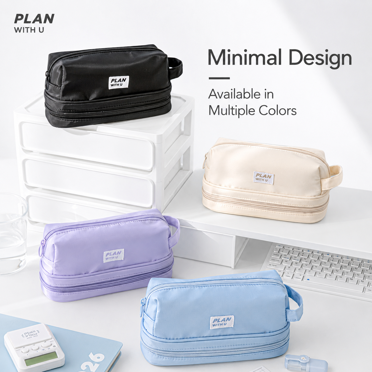 Planwith Expansion 2.0 Accordion Pull-Out Pencil Pouch