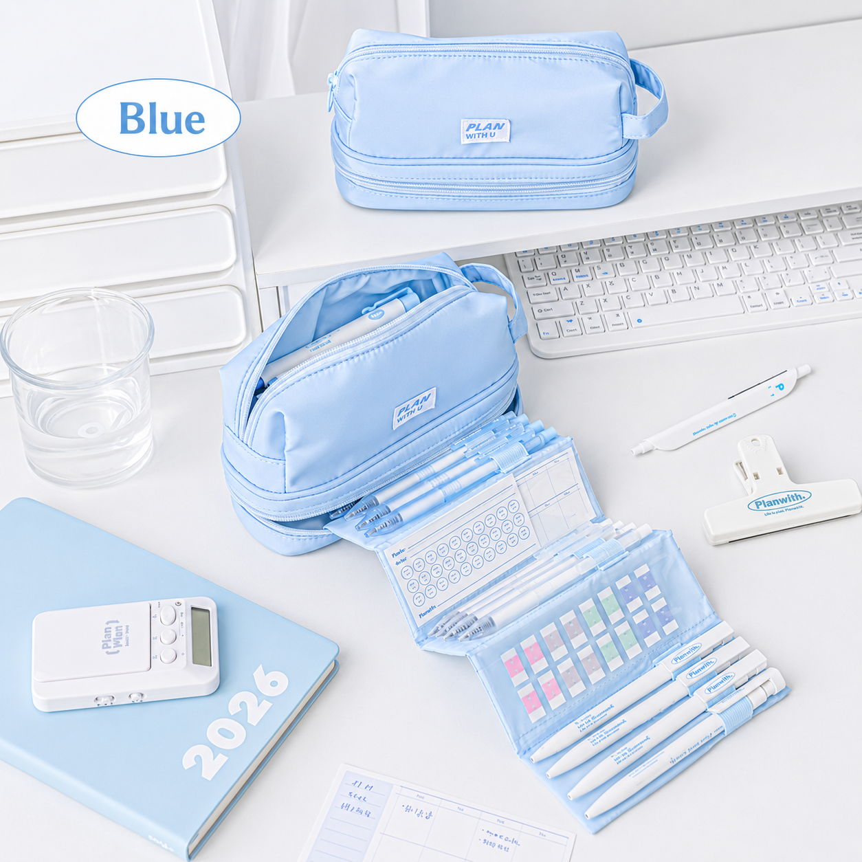 Planwith Expansion 2.0 Accordion Pull-Out Pencil Pouch