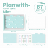 Planwith Pastel Series B7 Mini Loose-Leaf Notebook
