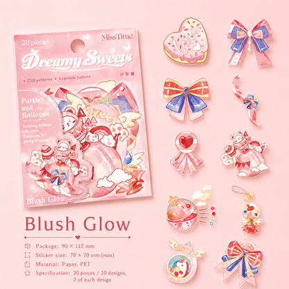 MISSTIME Dreamy Sweets Series PET Sticker Pack by MISSTIME - aesthetic stationery and journaling supplies at Lumiyear
