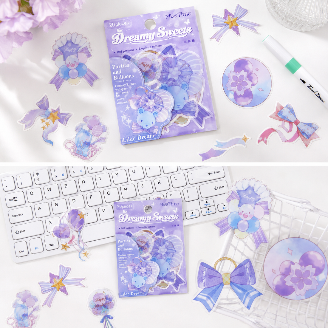 MISSTIME Dreamy Sweets Series PET Sticker Pack