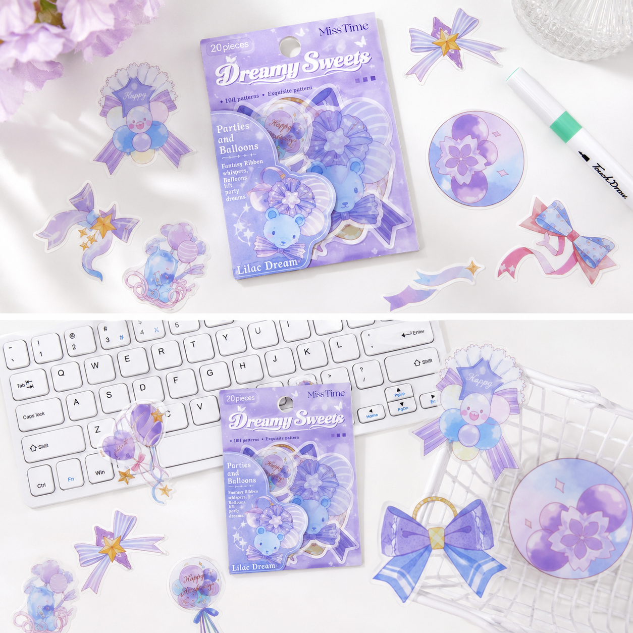 MISSTIME Dreamy Sweets Series PET Sticker Pack