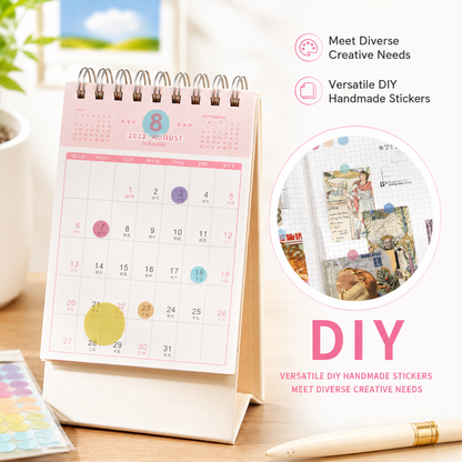 MISSTIME PET Dot Stickers Set (120 Pcs)