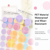 MISSTIME PET Dot Stickers Set (120 Pcs)
