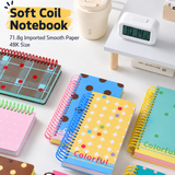 "Polka Dot Series" Soft Spiral Notebook