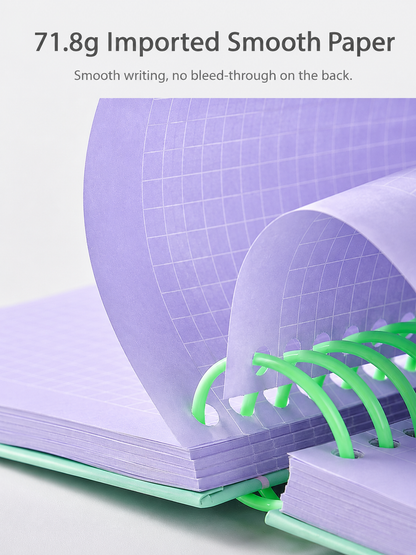 "Polka Dot Series" Soft Spiral Notebook by inrik - aesthetic stationery and journaling supplies at Lumiyear