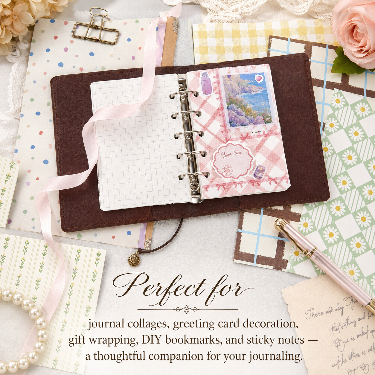 Checkered Tale Series Craft Paper (30 Sheets)