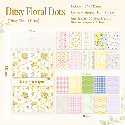 Checkered Tale Series Craft Paper (30 Sheets)