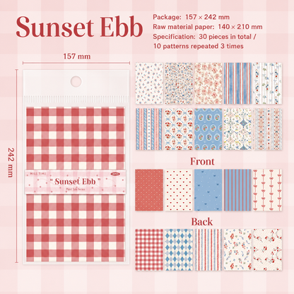 Checkered Tale Series Craft Paper (30 Sheets)