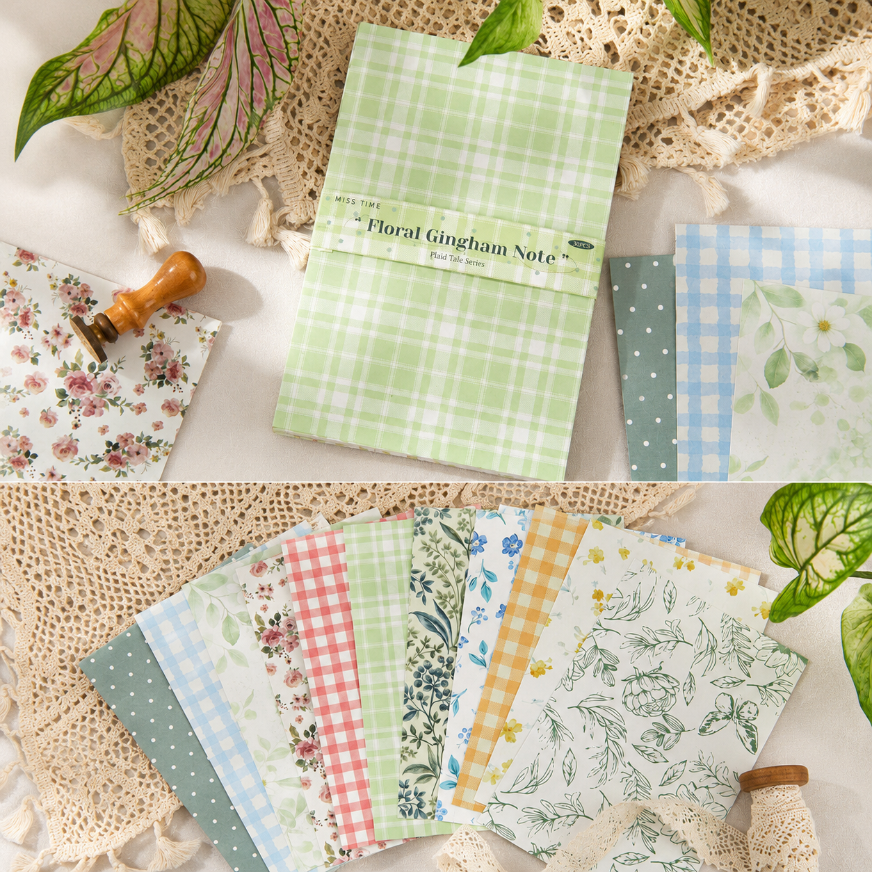 Checkered Tale Series Craft Paper (30 Sheets)