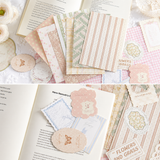 MISSTIME Floral Rhyme Poetry Vintage Material Paper Pack (100 Psc)