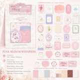 MISSTIME Floral Rhyme Poetry Vintage Material Paper Pack (100 Psc)