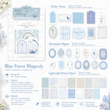 MISSTIME Floral Rhyme Poetry Vintage Material Paper Pack (100 Psc)