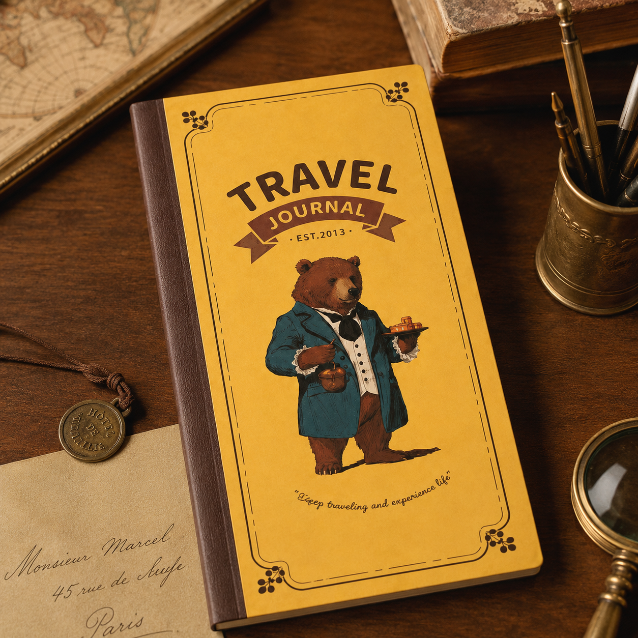 "Vintage Tales" Weeks Travel Journal (Set of 3)