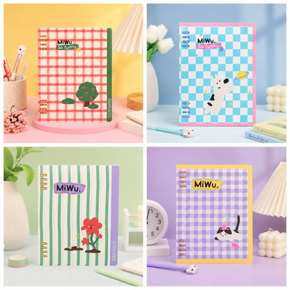 "Color Art" A5 Flexible Loose-Leaf Notebook by ledai - aesthetic stationery and journaling supplies at Lumiyear