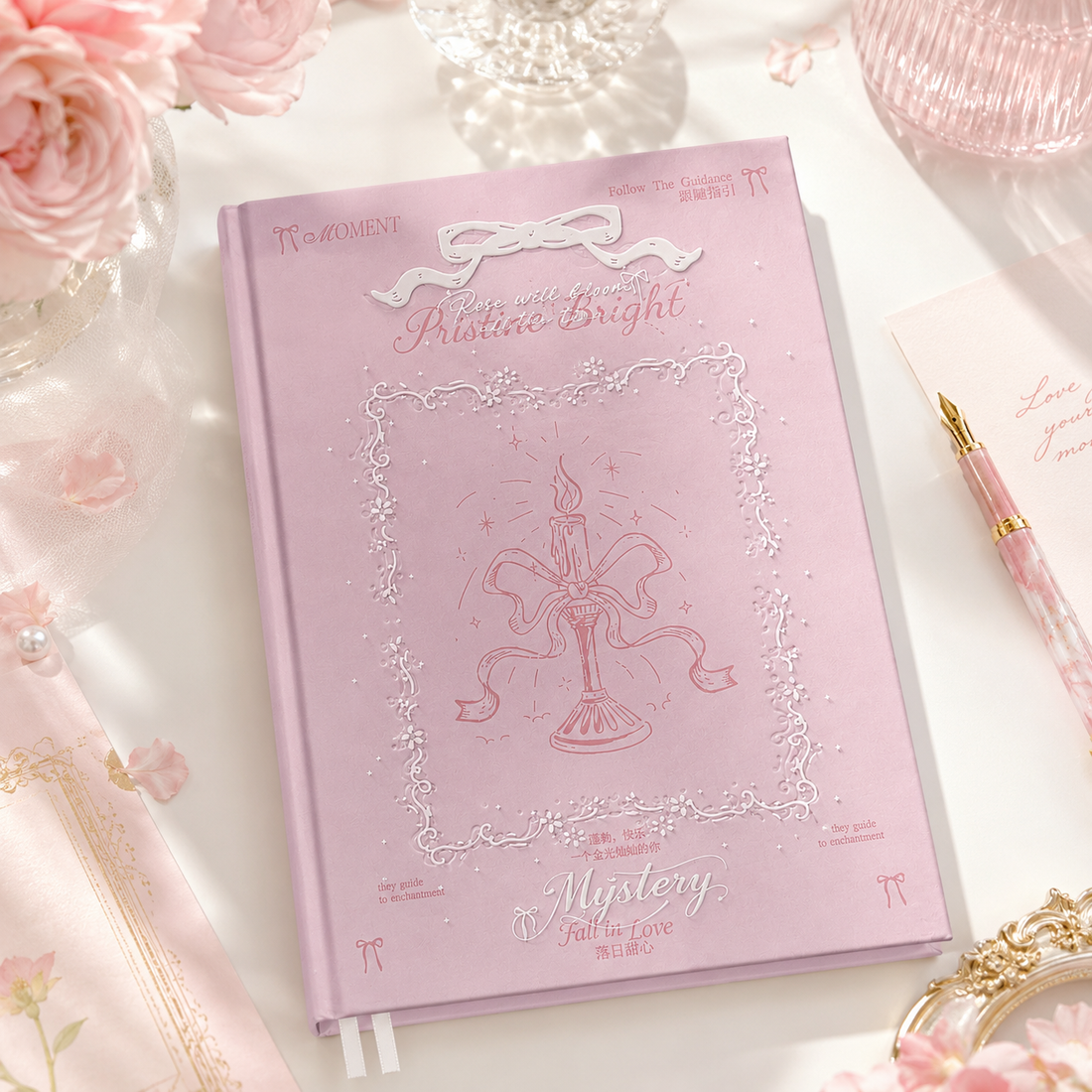 A5 Vintage Romance Hardcover Journal