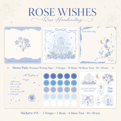 "Rose's Letter" Series Premium Memo Pad