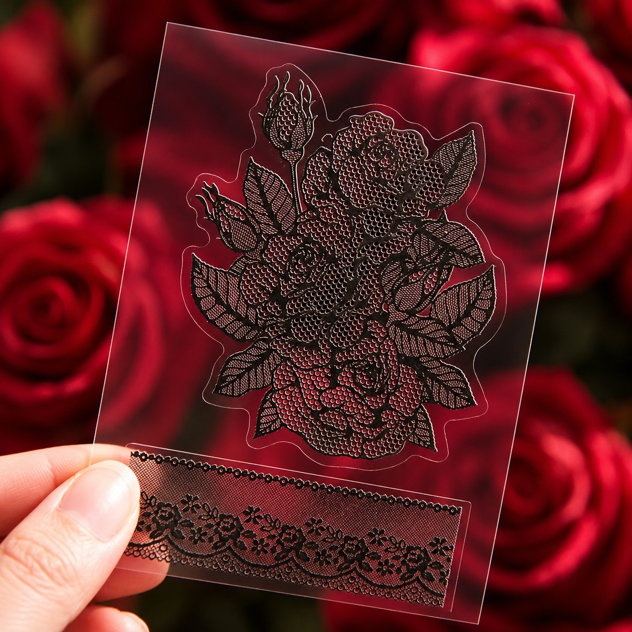 "Lace Aesthetics" Retro Sticker Book Series
