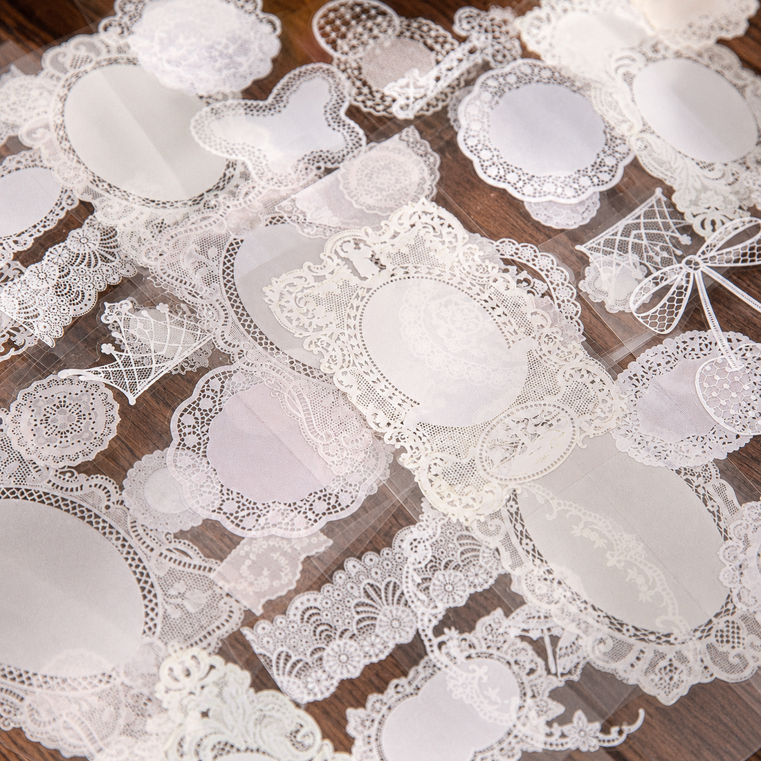 "Lace Aesthetics" Retro Sticker Book Series by mr.paper - aesthetic stationery and journaling supplies at Lumiyear