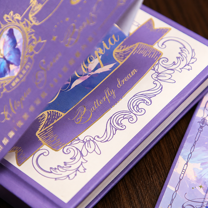 "Butterfly Utopia" Premium Hardcover Notebook Gift Box Set