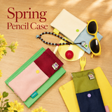 Spring Pencil Case Collection Pinch-to-Open Pouch
