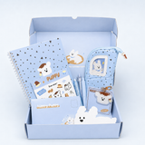 Coffee Puppy Aesthetic Stationery Gift Box Set (7 Items)