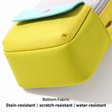 Backpack-Style Standing Pencil Case Color-Block Pen Holder