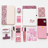 Aesthetic Strawberry Leopard Stationery Gift Set