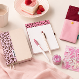 Aesthetic Strawberry Leopard Stationery Gift Set