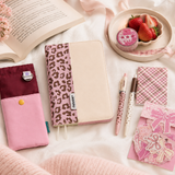 Aesthetic Strawberry Leopard Stationery Gift Set