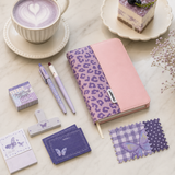Violet Butterfly Leopard Stationery Mega Gift Set 💜