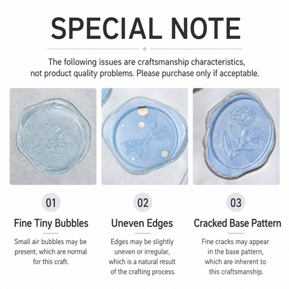 In the Name of Rose 3D Epoxy Wax Seal Stickers