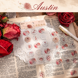 In the Name of Rose 3D Epoxy Wax Seal Stickers