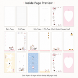 Planwith TN Traveler's Notebook Set (3 Inserts / 184 Pages)