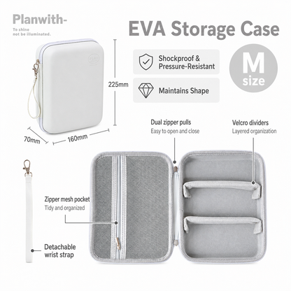 Planwith Multihold Shockproof EVA Hard Shell Storage Case