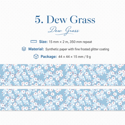 Floral Dreams Synthetic Washi Tape Set