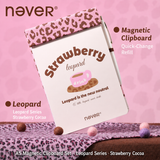 A5 Magnetic Clipboard Notepad Set Leopard Series