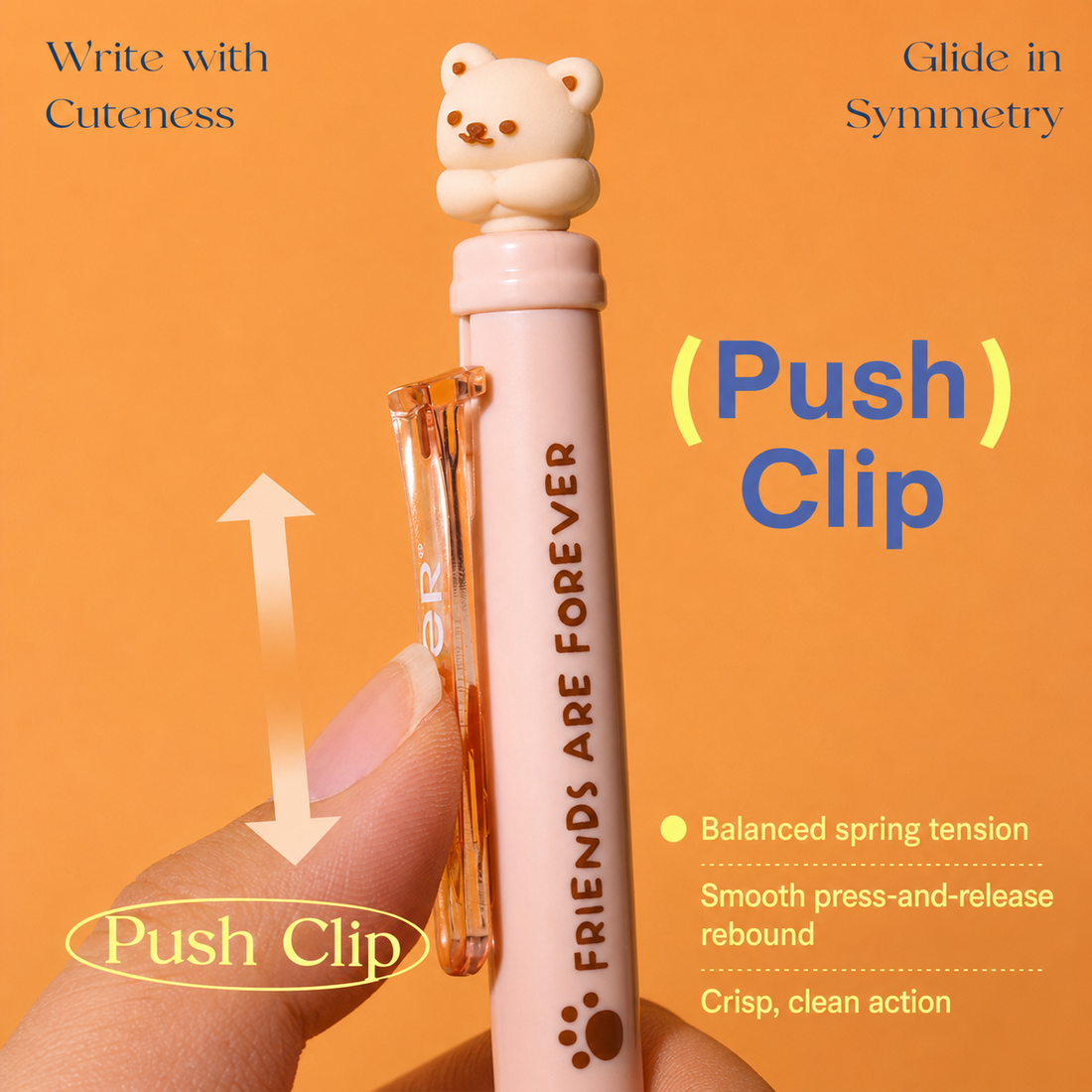 Snuggle Press Cute Animal Gel Pen Set (2 Pcs)