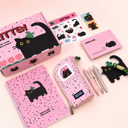 Yarn Kitten Aesthetic Stationery Gift Box Set (7 Items)