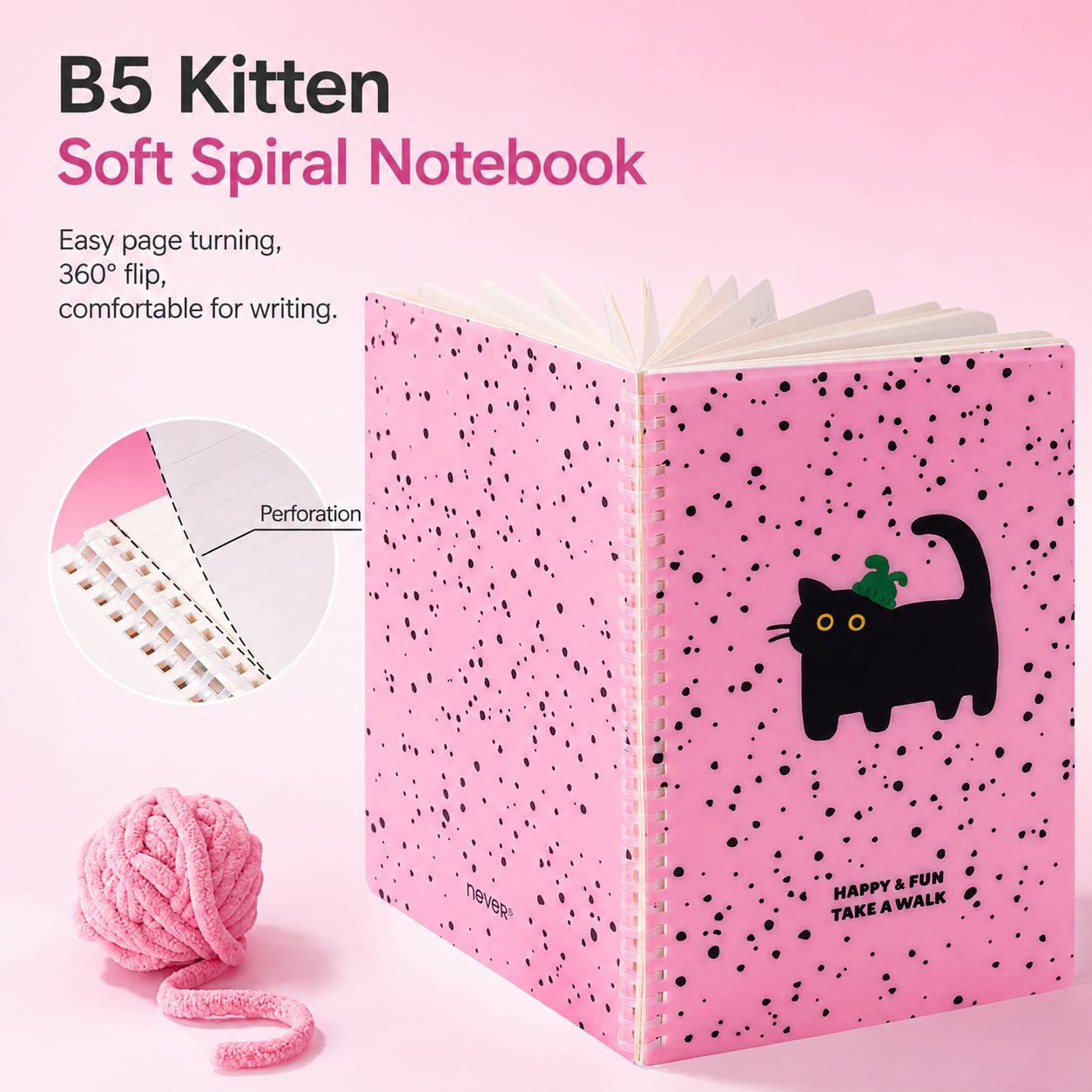 Yarn Kitten Aesthetic Stationery Gift Box Set (7 Items)