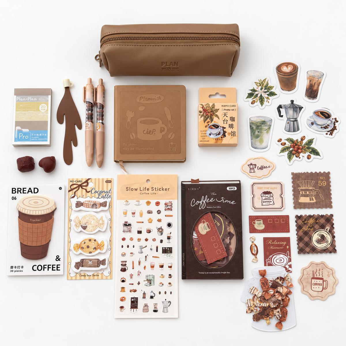 Cozy Coffee Time Stationery Gift Set - main product view | Lumiyear