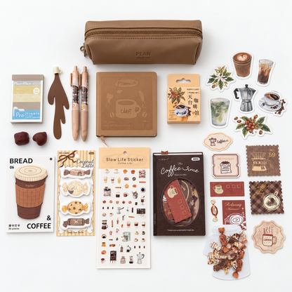 Cozy Coffee Time Stationery Gift Set - main product view | Lumiyear