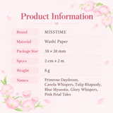 Floral Scenery Botanical Washi Tape (20mm x 2m)