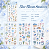 type: Blue Floral Shadows