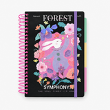 "Symphony of the Wild" A5 Large Spiral Notebook